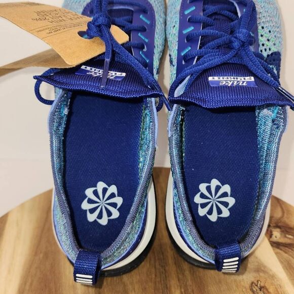 Nike Air Max Flyknit Racer Royal Blue Algae New With Tag Mens Size 6  FD2765-400